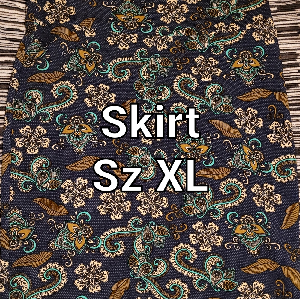 LulaRoe Cassie Skirt (Sz XL)